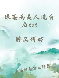 绿茶病美人洗白后txt